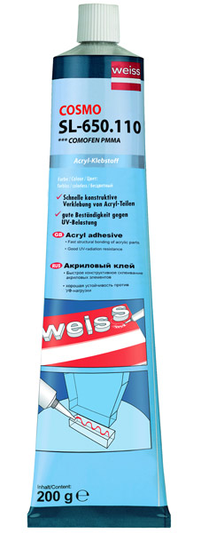 Cosmofen (Космофен) PMMA 200g Акриловый клей COSMO (космо) SL-650.120, 120