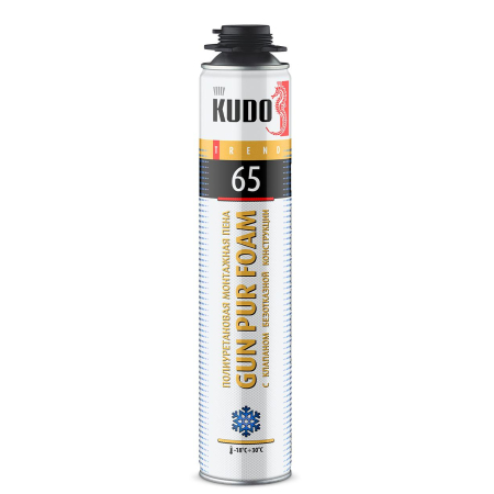 Пена монтажная проф KUDO PROFF TREND 65++ зима до -18С