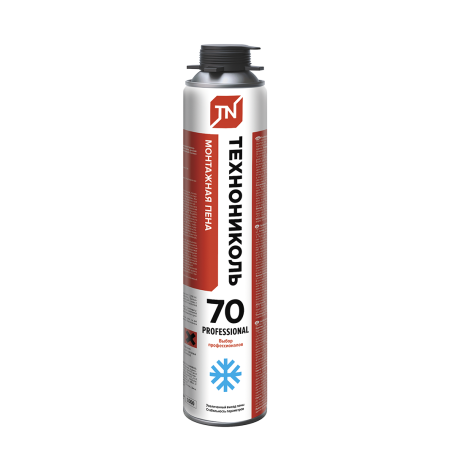 Пена монтажная проф ТЕХНОНИКОЛЬ 70 PROFESSIONAL зимняя, 12*1,020 гр.
